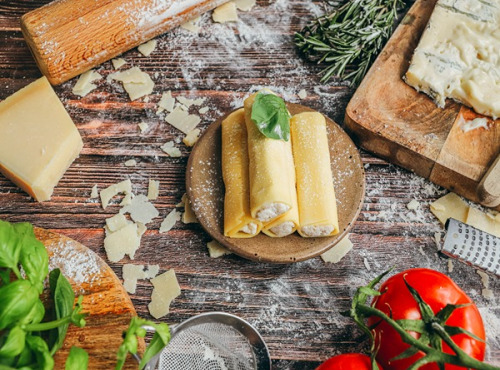 Saveurs Italiennes - Cannelloni Epinard Ricotta Parmesan - 2 à 3 pers