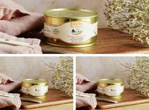 Ferme Caussanel - Lot 3 Boîtes de Rillettes 130g 100% Canard