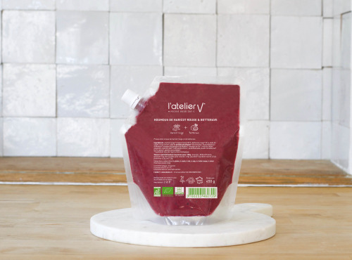 L'Atelier V* - Houmous De Haricot Rouge Et Betterave - 450g