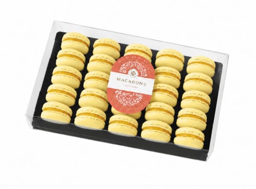Invitation au Délice - Coffret Mono-parfum - 25 Macarons Citron