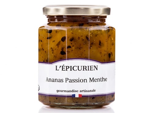 L'Epicurien - Ananas Passion Menthe – Une confiture exotique et rafraîchissante