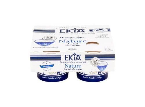 Bastidarra - Ekia - Fromage Blanc Nature 4*100 Gr