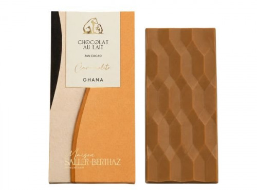 Maison Sailler Berthaz - Tablette chocolat lait Caramelito 36%
