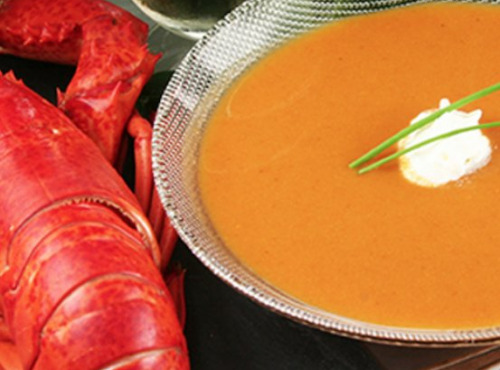 L’Oliveraie du Coudon - BISQUE DE HOMARD AU SEL DE GUERANDE