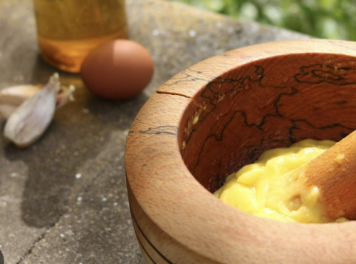 L'OLIVERAIE DU COUDON - AIOLI 4/4 BOITE DE 720G SOIT 18 PORTIONS DE 40G