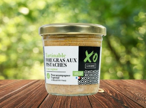 XO Gourmet - Tartinable au foie gras, aux pistaches et au cognac 80g