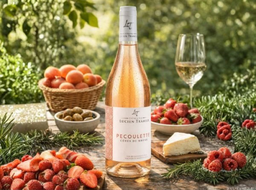 Domaine Lucien Tramier - COTES DU RHONE 2024 PECOULETTE ROSE BIO