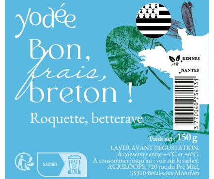 Agriloops - Roquette & Betterave Bretonnes 300g