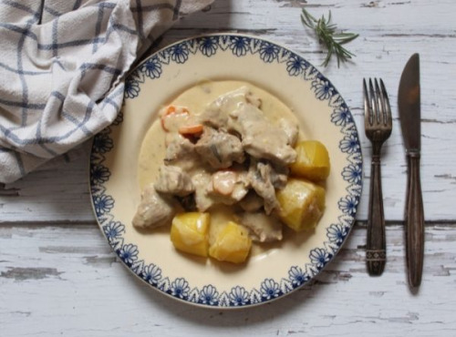 La Ferme du Poublanc - Famille LAFFARGUE - [Précommande] Blanquette de Veau 5kg Salers Bio