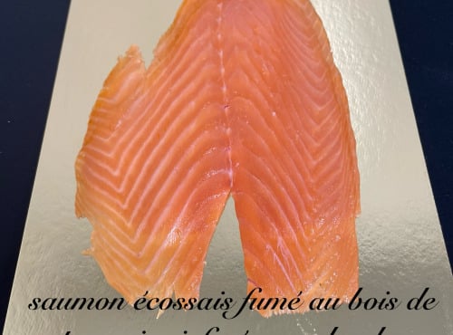 L'atelier Sea Frais - Saumon fumé au bois de pommier, infusé au calvados