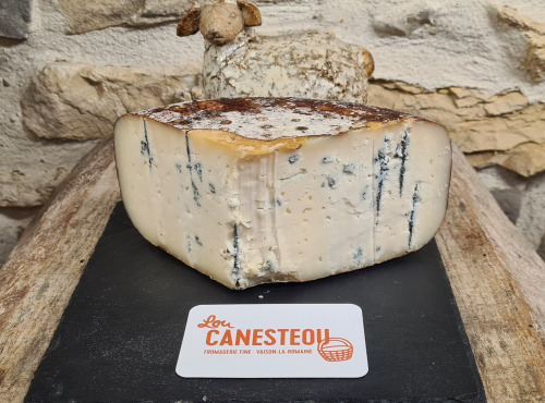 Lou Canesteou - Tomme de chèvre au bleu 500g