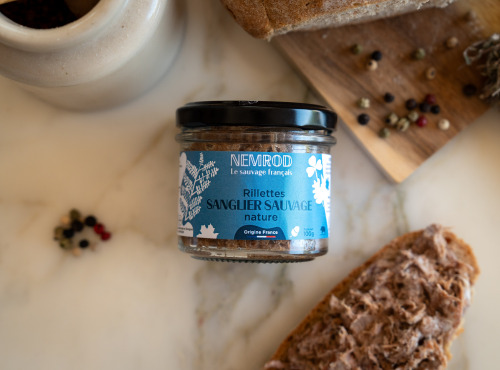 Nemrod - Rillettes de sanglier nature - 100g