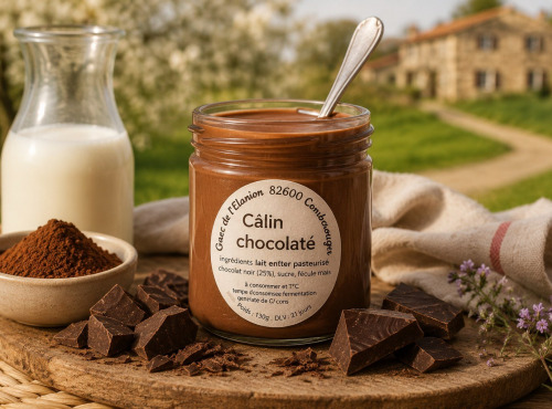 Gaec de l'Elanion - Crème Chocolat : Câlin Chocolat 130g