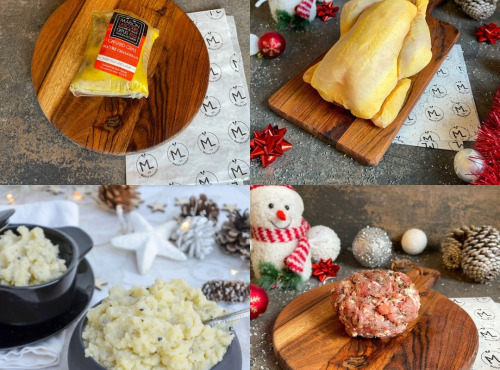 Maison Lascours - Menu Festif Poularde farce Truffée - 4 Personnes