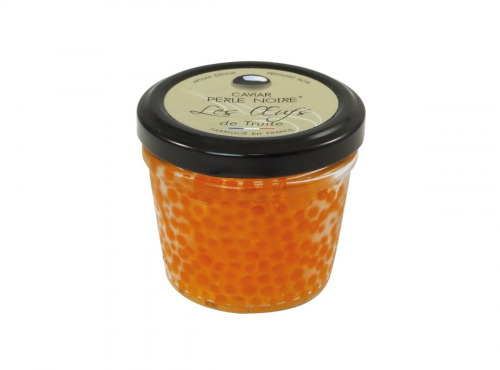 Caviar Perle Noire - Œufs de Truite Arc-en-Ciel 180g