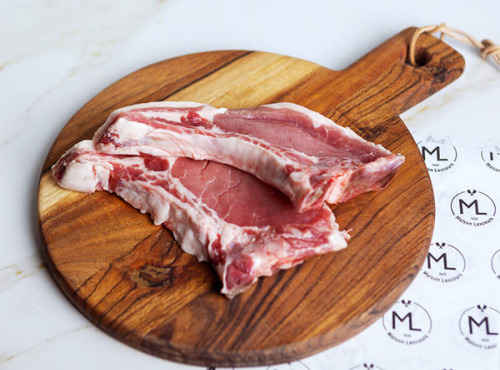 Maison Lascours - Côtes Filets de Porc Noir de Bigorre AOC-600gr