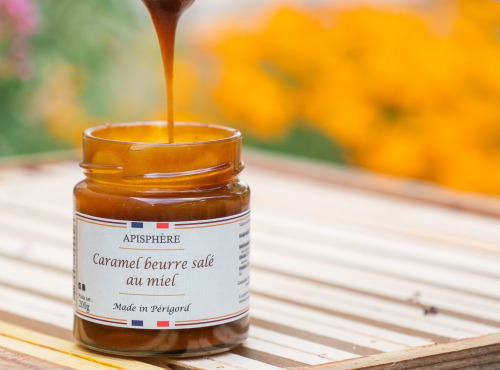 Apisphère - Caramel beurre salé au miel du Périgord 200g