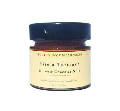 Secrets Incomparables - Pâte à Tartiner Noisettes du Piémont IGP Chocolat Noir 100g