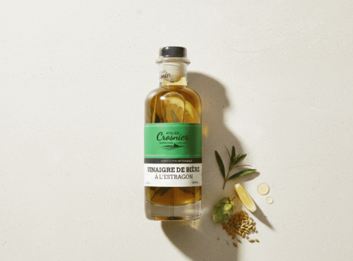 Bière L’Eurélienne – Brasserie de Chandres - Vinaigre de bière L'Eurélienne à l'estragon 20cl- Atelier Crosnier
