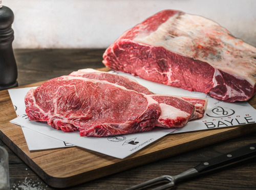 Maison BAYLE - Champions du Monde de boucherie 2016 - Entrecôte EPAISSE Limousin Label Rouge - 500g (1 tranche)
