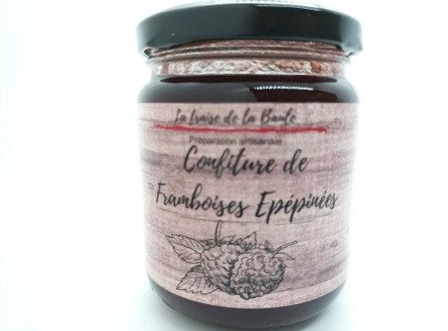 La Fraise de La Baule - Confiture de Framboises Epépinées