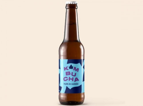 Omie - Kombucha aux feuilles de cassissier bio - feuilles du Maine-et-Loire - 33 cl