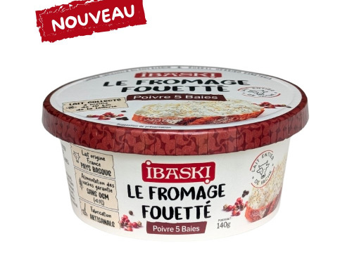 Bastidarra - Ekia - Fromage frais à tartiner au sel de Salies-de-Béarn et aux 5 baies