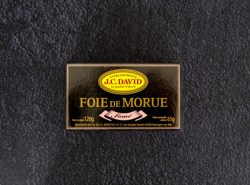 Etablissements JC David - Foie de Morue fumé - 120g