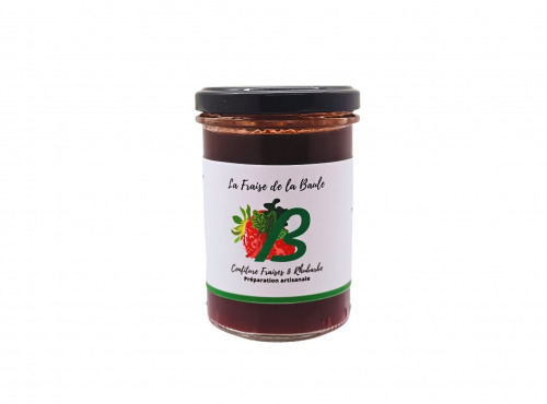 La Fraise de La Baule - Confiture de fraises rhubarbes