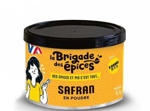 La Brigade des Epices - Safran en poudre - 5 doses de 0,1g
