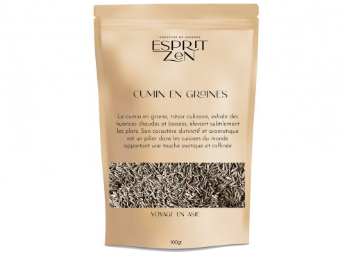 Esprit Zen - Cumin en graines - Sachet 100g