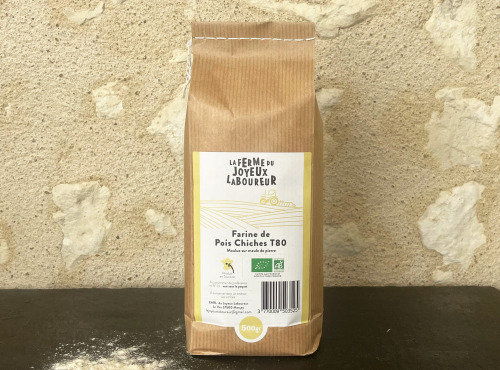 La Ferme du Joyeux Laboureur - Farine de pois chiches T80 500g