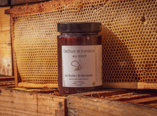 Les Ruchers de Normandie - Confiture de Framboise au miel 440g