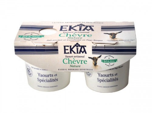 Bastidarra - Ekia - Yaourt De Chèvre Nature 2*125g