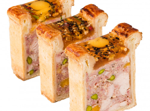 Ferme de Vertessec - [Précommande] Pâté en croûte champenois (champagne, morilles) 1X250G