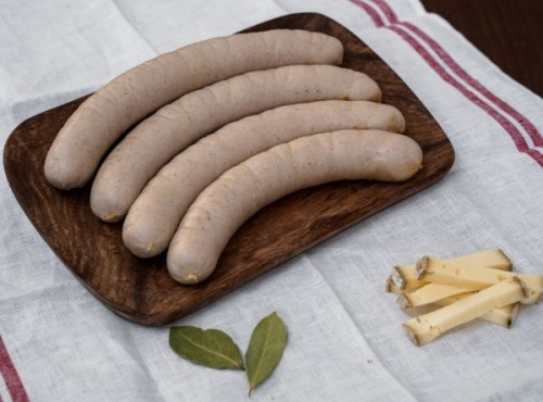 Nemrod - Saucisse Blanche de Sanglier à la Tome du massif des Vosges  x4