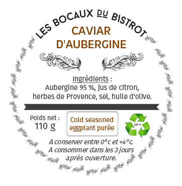 Les Bocaux du Bistrot - Caviar d’aubergine