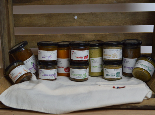 Sept Collines - Lot de 12 produits : 8 tartinables pour l'apéritif + 4 sauces aux légumes 100% français et de saison