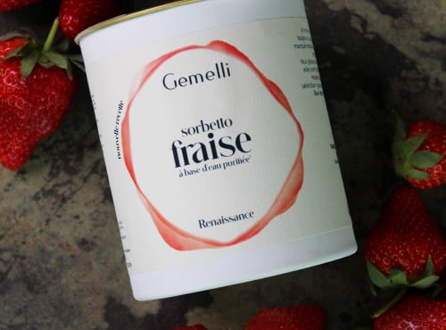 Gemelli - Gelati & Sorbetti - Sorbet fraise 8x400ml
