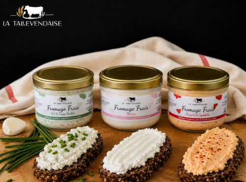 La Tallevendaise - Lot découverte de 3 fromage frais 3x180g