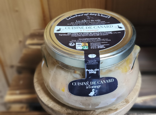 Les Délices du Coin - Cuisiné de canard à l'orange 500g