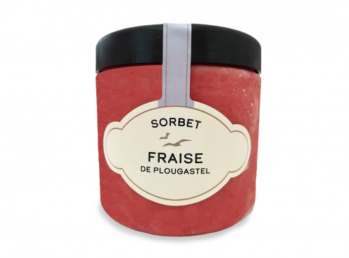 Maison Le Roux - Sorbet à la Fraise de Plougastel - Pot de 600ml