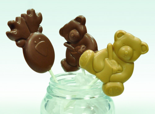Philippe Segond MOF Pâtissier-Confiseur - 3 sucettes chocolat noir, lait et blanc