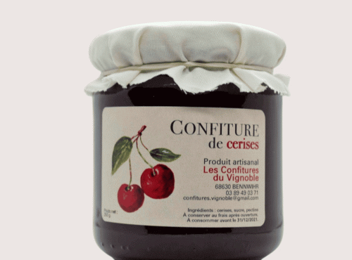 Maison Schmid - Confiture Cerises - Les Confitures du Vignoble