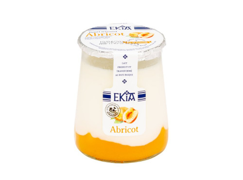Bastidarra - Ekia - Yaourts bi couche Abricot - 4 Pots