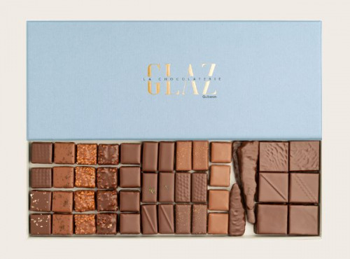 Glaz la chocolaterie de la presqu’île - [Précommande] Coffret Groix ganaches et pralinés noir et lait