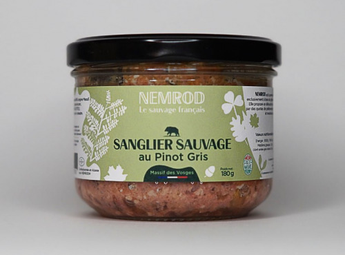 Nemrod - Terrine de Sanglier au Pinot Gris - 12x180g