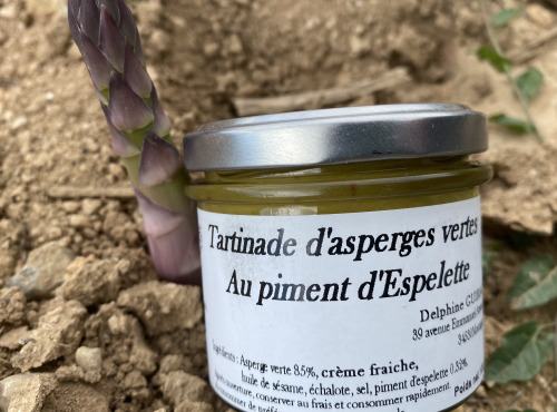 Asperges Guirao - Tartine d'asperges vertes au piment d'Espelette 100g