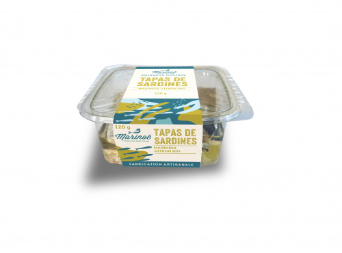 Marinoë - Tapas de sardines marinées citron bio