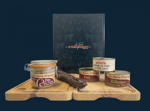 La ferme d'Enjacquet - Coffret Cadeau Gourmand - Le Foie Gras et les Saveurs du Sud-Ouest x 10